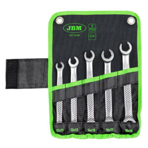 Set de 5 llaves hexagonales JBM con boca abierta de 6 cantos