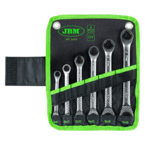 Set de 6 llaves JBM con trinquete