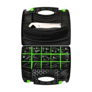 JBM Estuche de conectores y tubos para combustible 95pcs