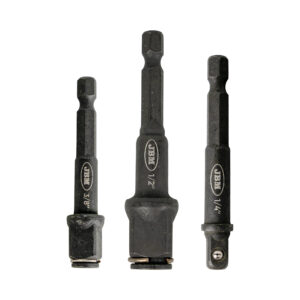 Set de 3 adaptadores JBM de llave de vaso con punta hexagonal