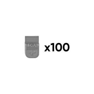 JBM Caja de 100 contrapesas zinc grapa 05gr. especial llanta universal