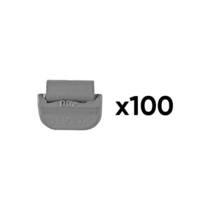 JBM Caja de 100 contrapesas zinc grapa 10gr. especial llanta universal