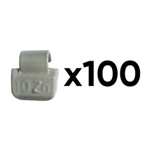 JBM Caja de 100 contrapesas zinc grapa 10gr. especial llanta aleación
