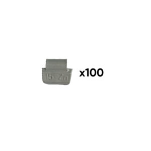 JBM Caja de 100 contrapesas zinc grapa 15gr. especial llanta aleación