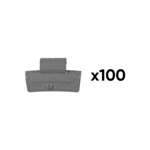 JBM Caja de 100 contrapesas zinc grapa 20gr. especial llanta aleación