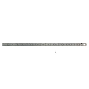 Regla de acero inoxidable JBM 30cm