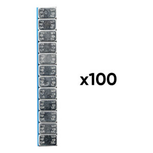 JBM Caja de 100 contrapesas adhesivas de hierro - 60gr. (12x5g)