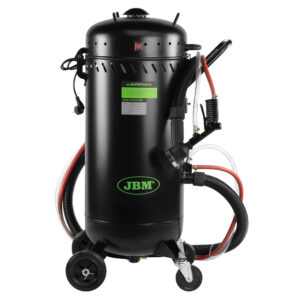 Máquina chorreadora de arena JBM con sistema de succión y vacío 17L