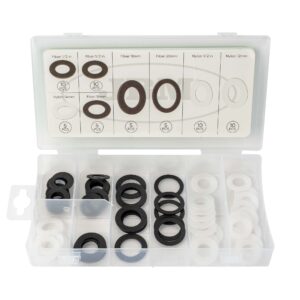 JBM Estuche de arandelas de fibra y nylon 60pcs
