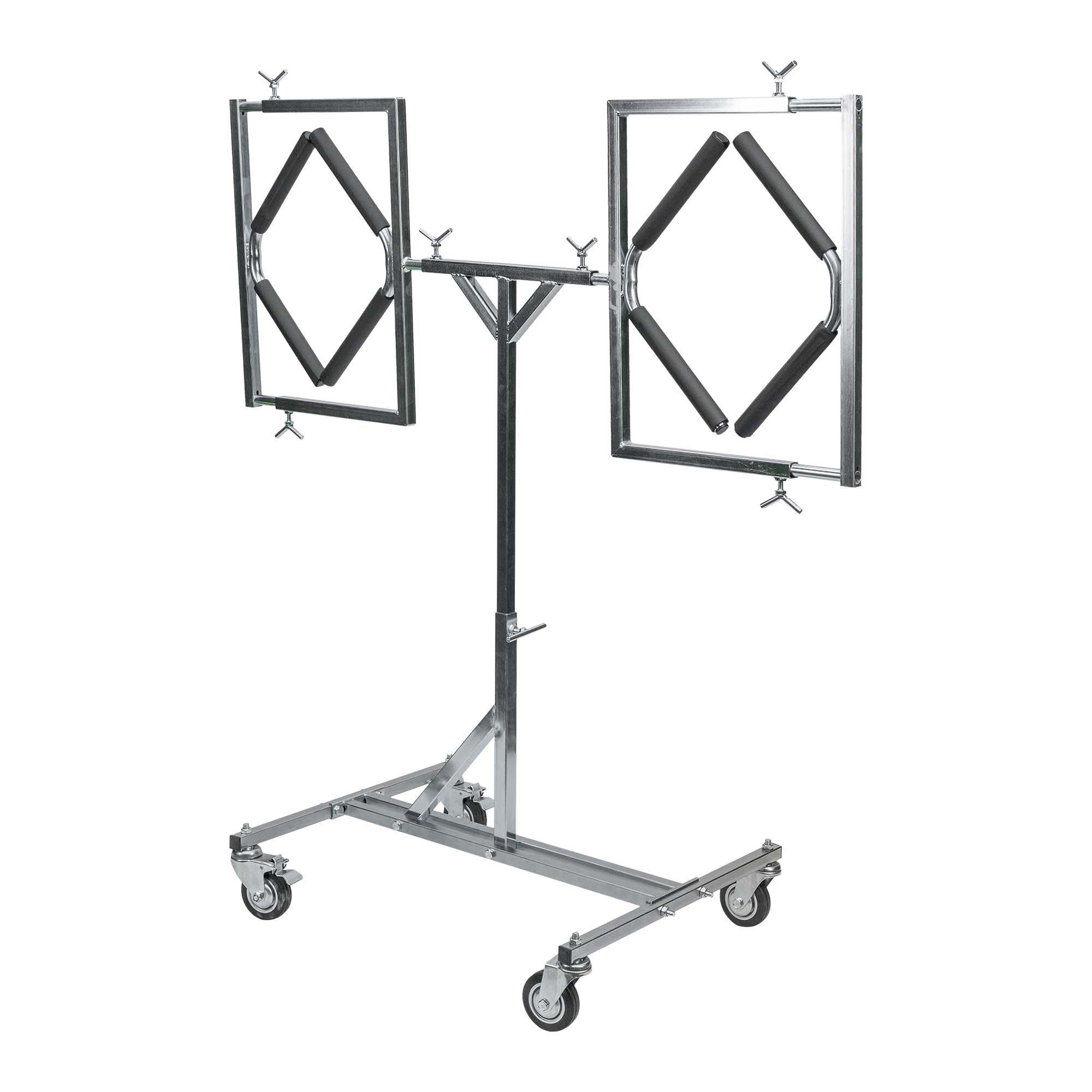 JBM Soporte doble ajustable para pintar llantas