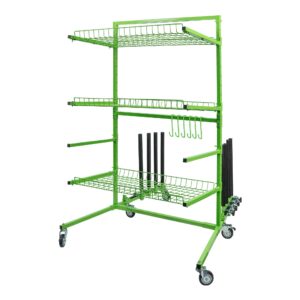 JBM Carro para piezas ajustable con soporte para paneles