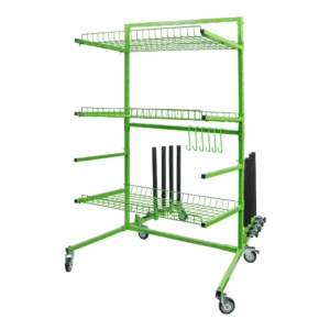 JBM Carro para piezas ajustable con soporte para paneles