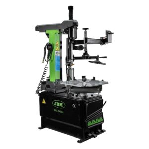 JBM Desmontadora de neumáticos con torre basculante automática y brazo auxiliar 220v