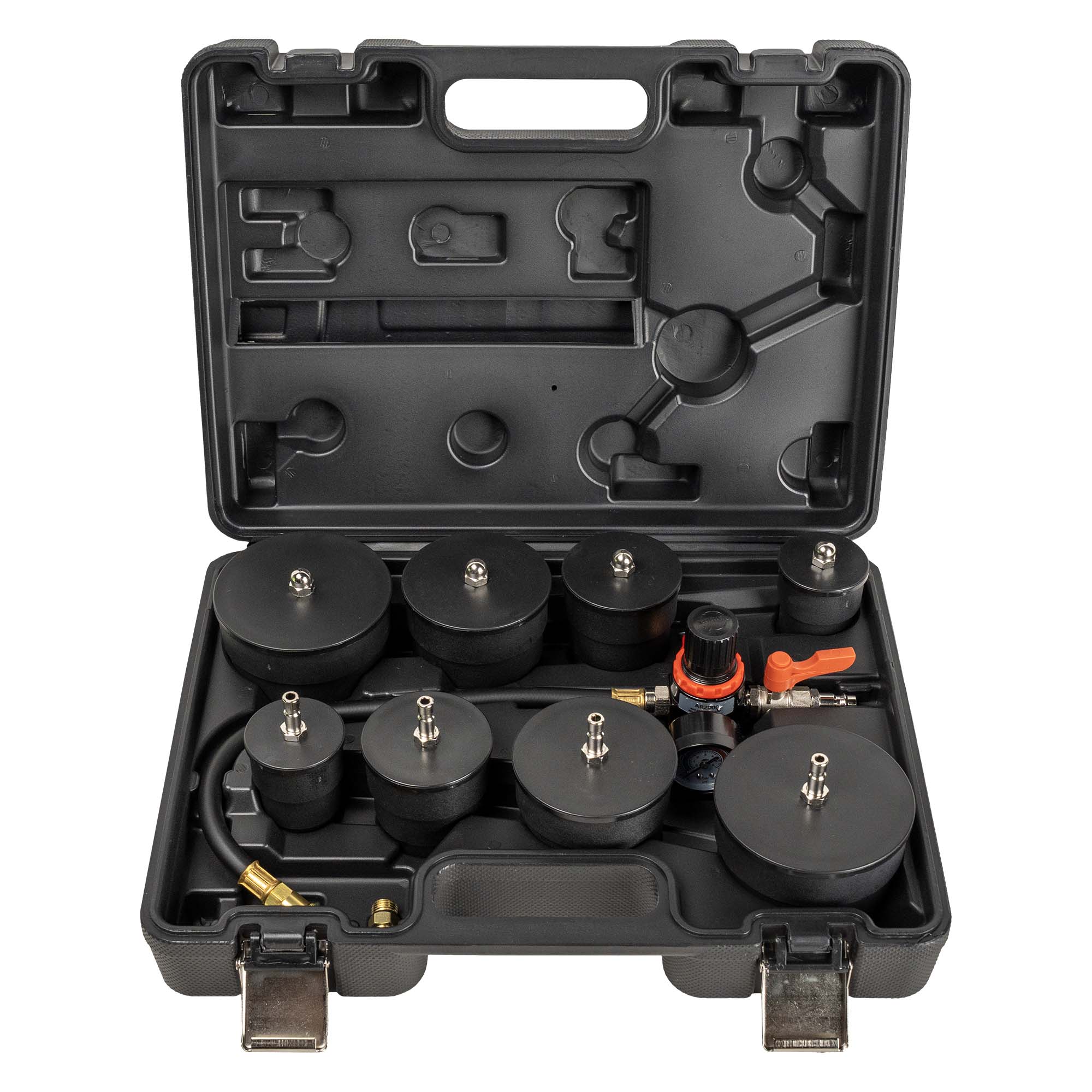 JBM Kit detector de fugas para sistemas de turboalimentación con manómetro