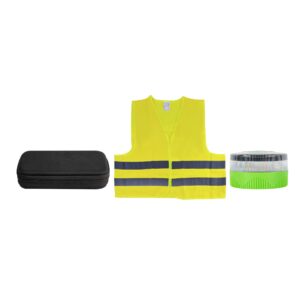 JBM Kit de emergencia - bolsa eva + baliza + chaleco