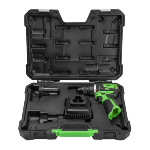 Taladro percutor JBM a batería de 12V con maletín