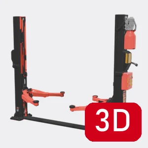 Elevador de 2 Columnas Semiautomático KN3240C 4.000 kg de Königstein en 3D y realidad aumentada