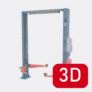 Elevador de 2 Columnas para Vehículos Eléctricos KN3245PSXPRO EV 3.200 kg de Königstein en 3D y realidad aumentada