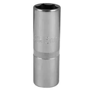 Vaso de bujia hexagonal de 16 mm - cromado JBM, referencia 13252