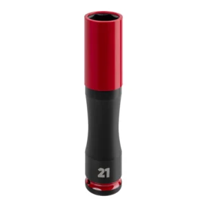 Vaso de impacto 1/2" extralargo 21 mm especial ruedas JBM, referencia 18460