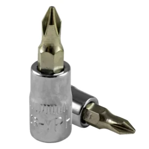 Vaso destornillador estrella(ph)#0 1/4" cromado JBM, referencia 13368