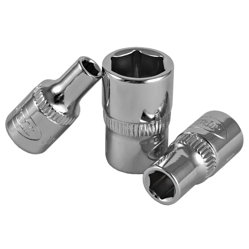 Vaso hexagonal 1/4" de 10 mm - cromado JBM, referencia 13358