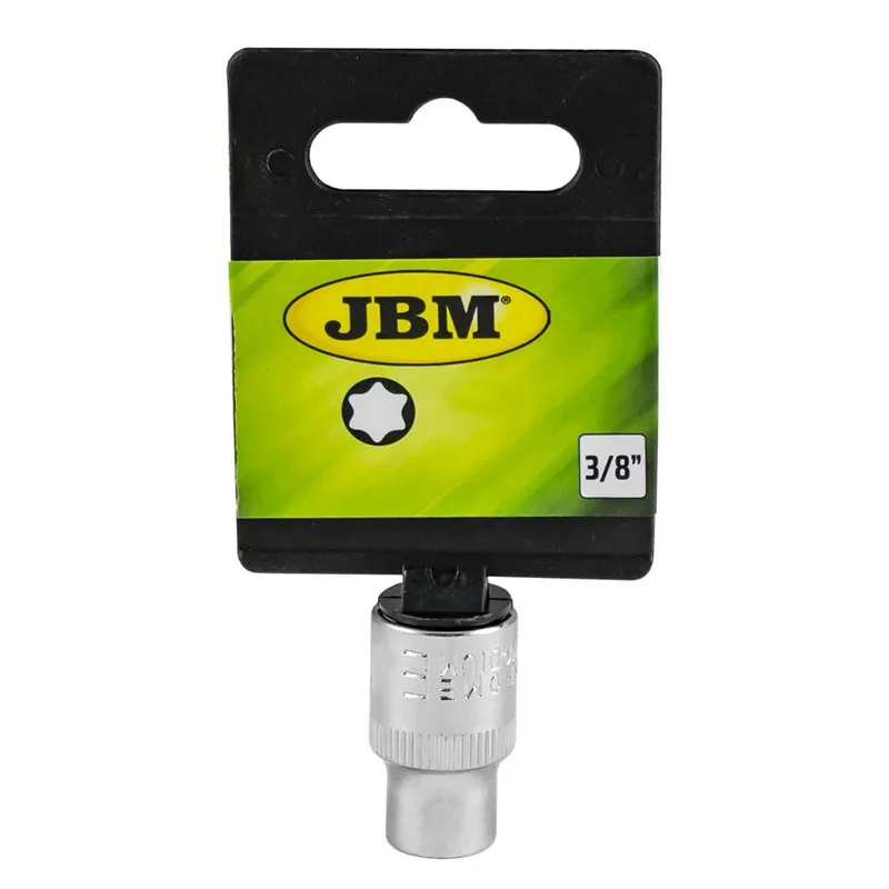 Vaso torx 3/8" e12 cromado JBM, referencia 13332, vista 2