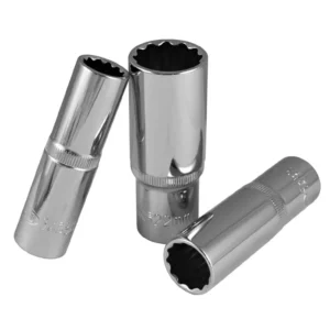 Vaso xzn 1/2" 75 mm largo 17 mm cromado JBM, referencia 13609
